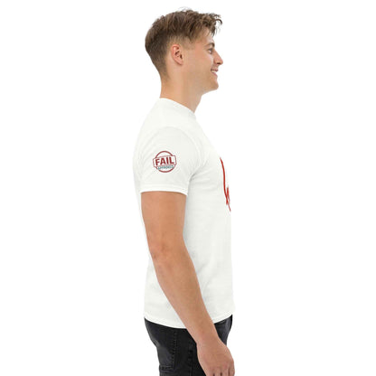 Maglietta Classica Unisex 100% Cotone 👕 | FAIL Streetwear “POWER IN MISTAKES” 🔴 – Imperfezione che Diventa Stile