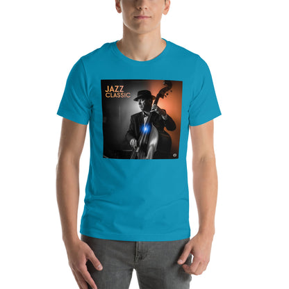 Maglietta unisex serie Musica "Jazz Classic Contrabasso" 🆓🚚