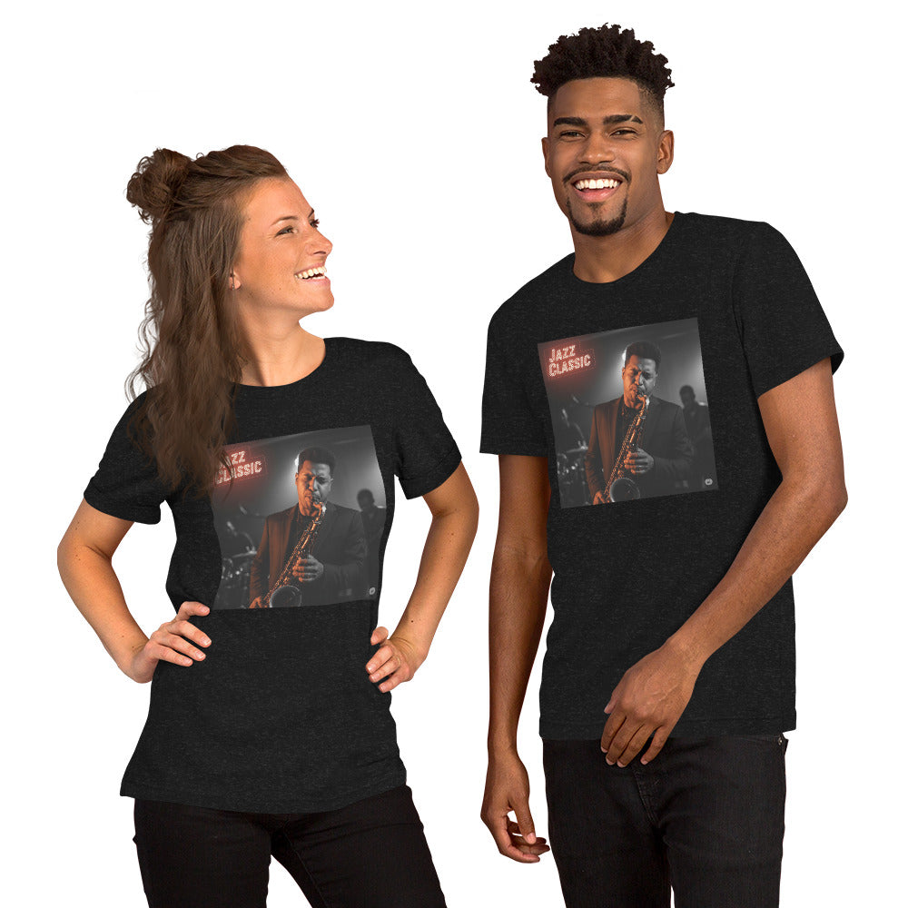 Maglietta unisex serie Musica "Jazz Classic Sax" 🆓🚚