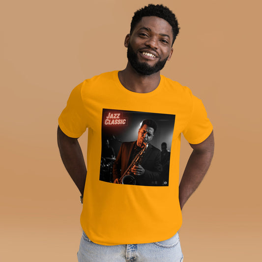 Maglietta unisex serie Musica "Jazz Classic Sax" 🆓🚚