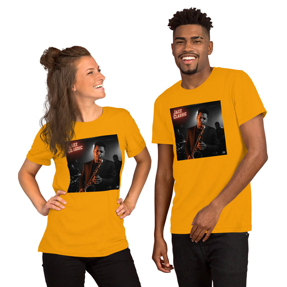 Maglietta unisex serie Musica "Jazz Classic Sax" 🆓🚚