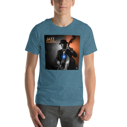 Maglietta unisex serie Musica "Jazz Classic Contrabasso" 🆓🚚