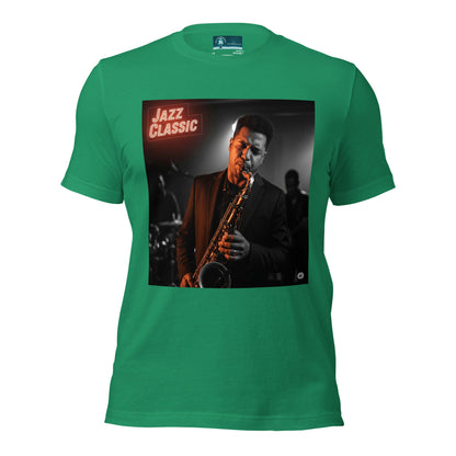 Maglietta unisex serie Musica "Jazz Classic Sax" 🆓🚚