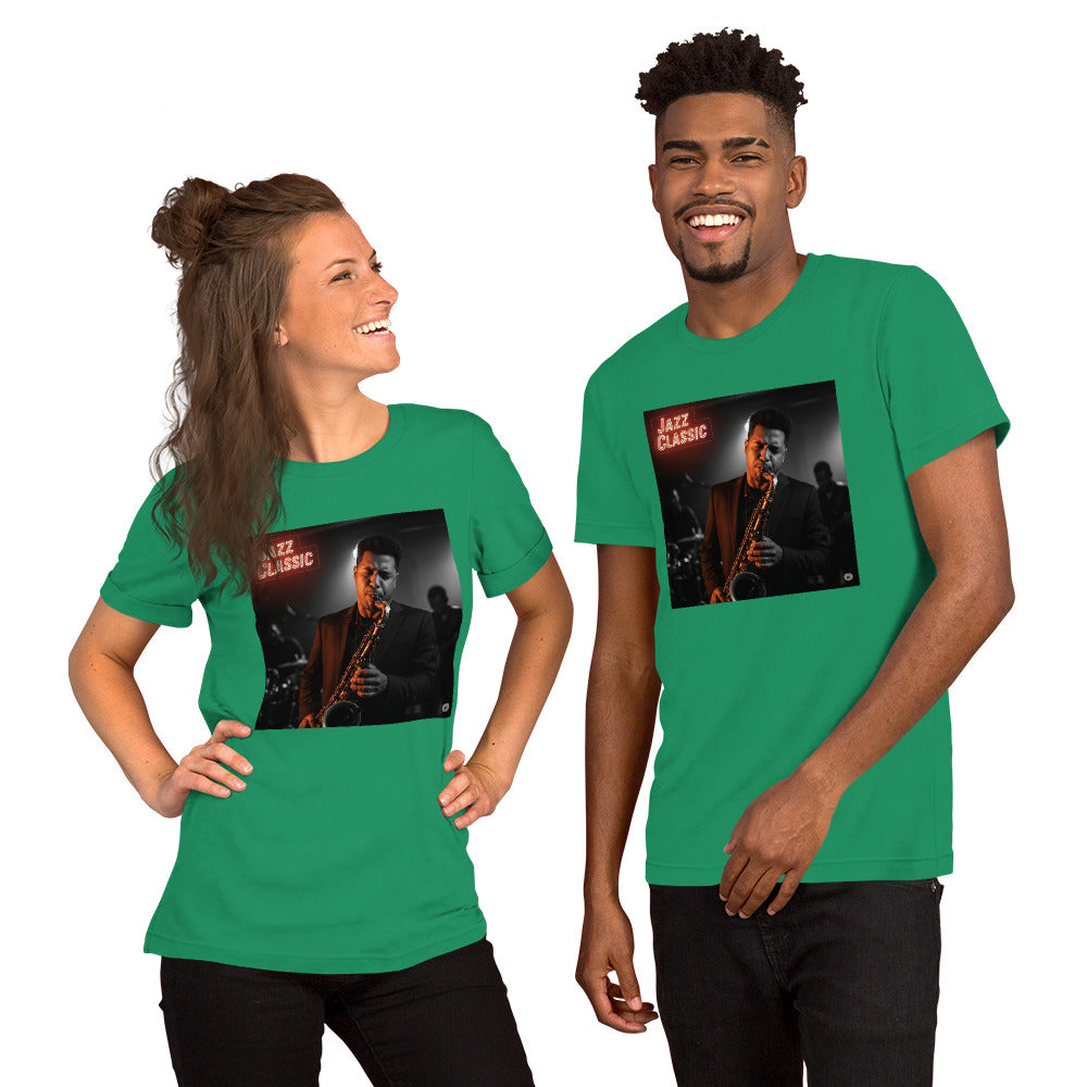 Maglietta unisex serie Musica "Jazz Classic Sax" 🆓🚚