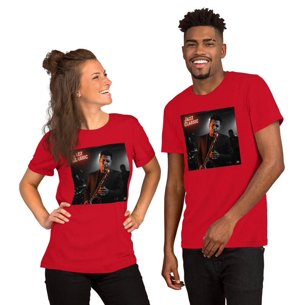 Maglietta unisex serie Musica "Jazz Classic Sax" 🆓🚚