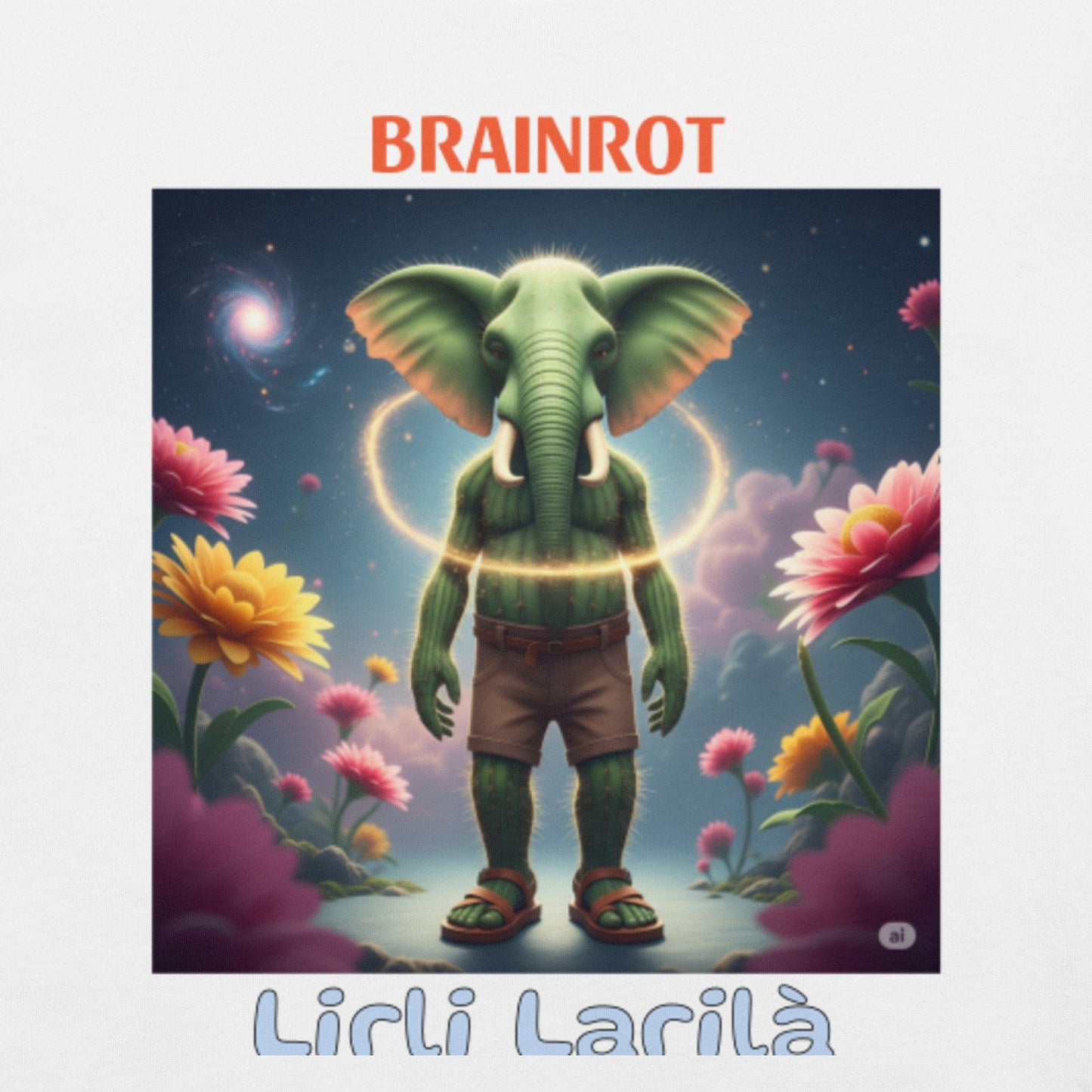 Maglietta unisex serie Brainrot "Lirili Larila" 🆓🚚