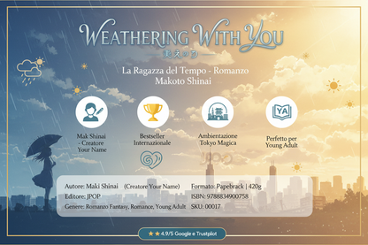 Weathering With You - La Ragazza del Tempo | Romanzo Makoto Shinkai