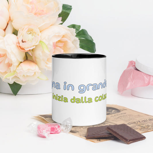 Tazza con interno colorato - Sogna in grande ...