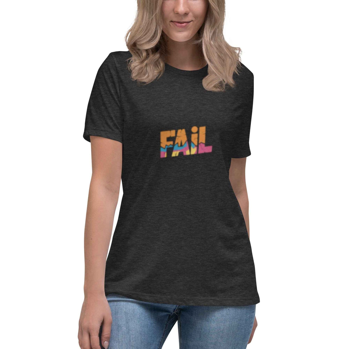 T-shirt Donna in Cotone Pettinato 👕 | FAIL Streetwear – Morbidezza, Comfort e Stile Senza Sforzo