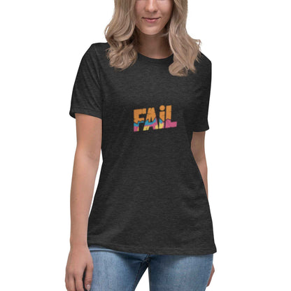 T-shirt Donna in Cotone Pettinato 👕 | FAIL Streetwear – Morbidezza, Comfort e Stile Senza Sforzo