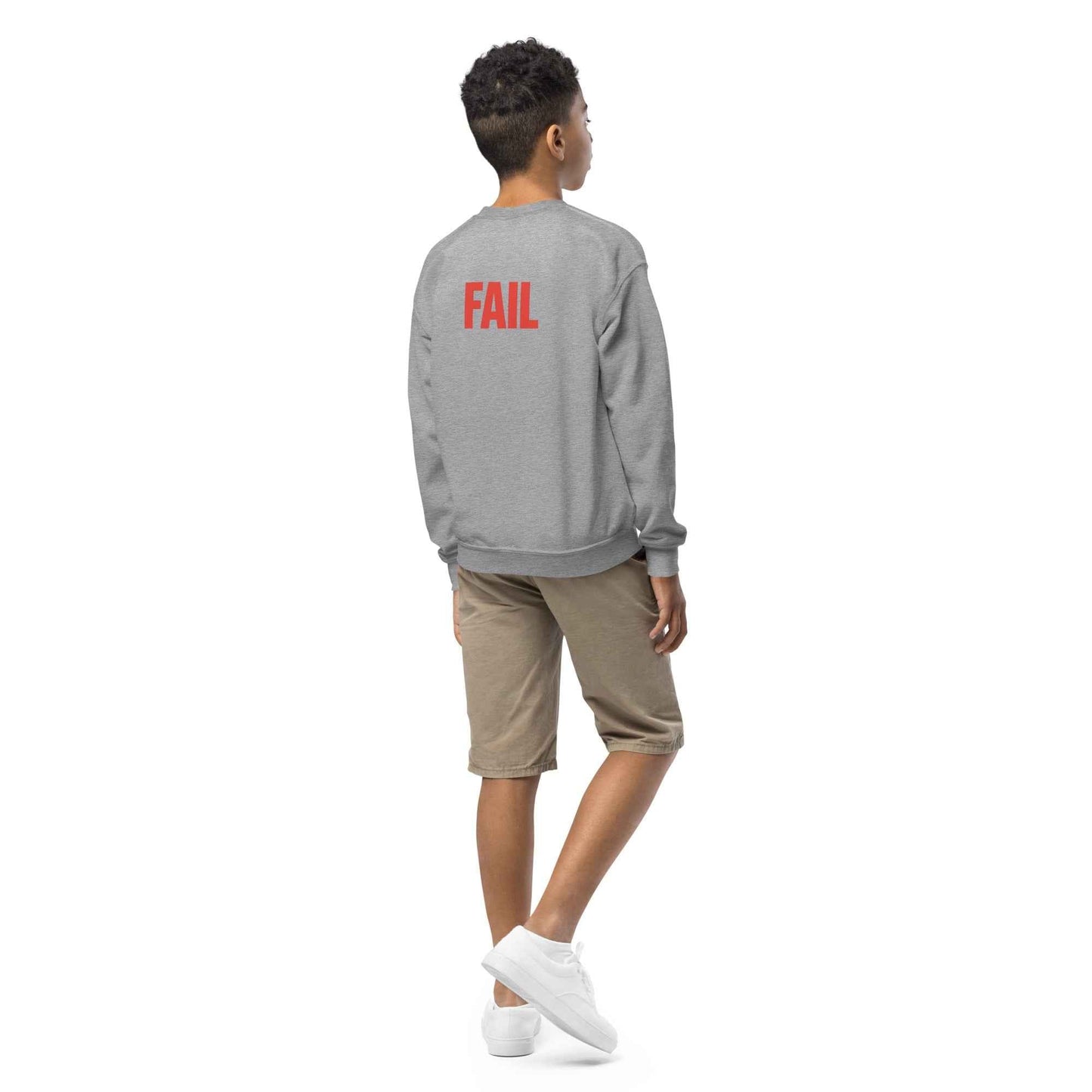 Felpa ragazzi Girocollo #BEWRONG 🔴 | Comoda e Cool per un Look Fail Streetwear